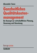 Cover: Ganzheitliches Qualit&auml;tskostenmanagement - Springer Gabler