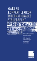 Cover: Gabler Kompakt-Lexikon Internationales Steuerrecht - Springer Gabler