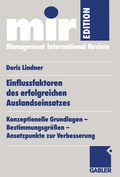 Cover: Einflussfaktoren des erfolgreichen Auslandseinsatzes - Springer Gabler