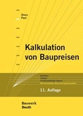 Cover: Kalkulation von Baupreisen - DIN Media