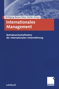 Cover: Internationales Management - Springer Gabler
