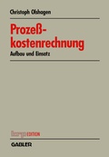Cover: Proze&szlig;kostenrechnung - Springer Gabler
