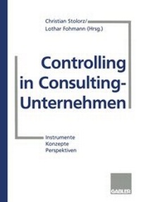 Enlarge image Cover: Controlling in Consulting-Unternehmen - Betriebswirtschaftlicher Verlag Gabler