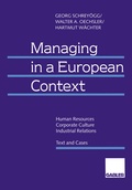 Cover: Managing in a European Context - Springer Gabler
