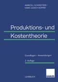 Cover: Produktions- und Kostentheorie - Springer Gabler