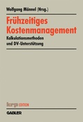 Cover: Fr&uuml;hzeitiges Kostenmanagement - Springer Gabler