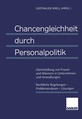 Cover: Chancengleichheit durch Personalpolitik - Springer Gabler