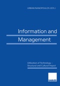Cover: Information and Management - Springer Gabler