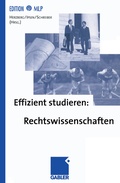Cover: Effizient studieren: Rechtswissenschaften - Springer Gabler