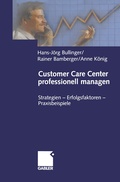 Cover: Customer Care Center professionell managen - Springer Gabler