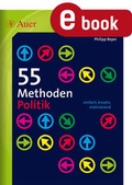 Cover: 55 Methoden Politik - Auer Verlag in der AAP Lehrerwelt GmbH
