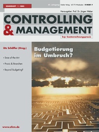 Enlarge image Cover: Budgetierung im Umbruch ? - Springer Gabler