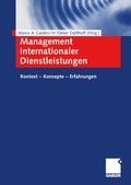 Cover: Management internationaler Dienstleistungen - Springer Gabler