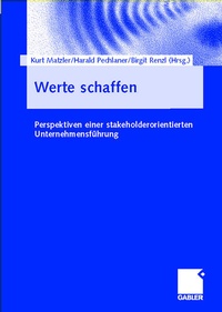 Enlarge image Cover: Werte schaffen - Springer Gabler