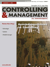 Enlarge image Cover: Anwendungssysteme im Controlling: Was treibt die Entwicklung? - Springer Gabler