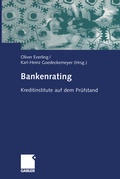 Cover: Bankenrating - Springer Gabler