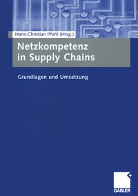 Enlarge image Cover: Netzkompetenz in Supply Chains - Springer Gabler