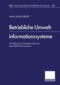Cover: Betriebliche Umweltinformationssysteme - Springer Gabler