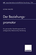 Cover: Der Beziehungspromotor - Springer Gabler