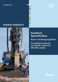 Abbildung von: Handbuch Spezialtiefbau - DIN Media