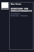 Cover: Regressions- und Korrelationsanalyse - Springer Gabler