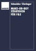 Cover: Make-or-Buy-Strategien f&uuml;r F&E - Springer Gabler