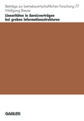 Cover: Linearit&auml;ten in Anreizvertr&auml;gen bei groben Informationsstrukturen - Springer Gabler