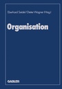Cover: Organisation - Springer Gabler