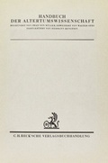Cover: Kulturgeschichte Kleinasiens - C.H.BECK
