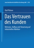 Cover: Das Vertrauen des Kunden - Springer Gabler