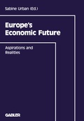 Cover: Europe's Economic Future - Springer Gabler