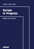 Cover: Europe in Progress - Springer Gabler