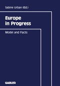 Cover: Europe in Progress - Springer Gabler