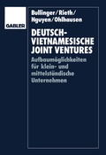 Cover: Deutsch-vietnamesische Joint Ventures - Springer Gabler