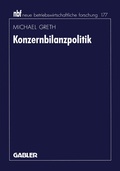Cover: Konzernbilanzpolitik - Springer Gabler