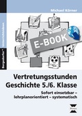 Cover: Vertretungsstunden Geschichte 5./6. Klasse - Persen Verlag in der AAP Lehrerwelt GmbH