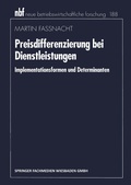 Cover: Preisdifferenzierung bei Dienstleistungen - Springer Gabler