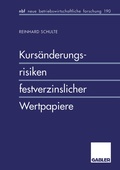 Cover: Kurs&auml;nderungsrisiken festverzinslicher Wertpapiere - Springer Gabler