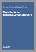 Cover: Modelle in der Betriebswirtschaftslehre - Springer Gabler