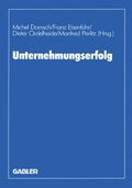 Cover: Unternehmungserfolg - Springer Gabler