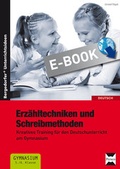 Cover: Erz&auml;hltechniken und Schreibmethoden 5./6. Klasse - Persen Verlag in der AAP Lehrerwelt GmbH