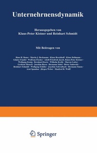 Enlarge image Cover: Unternehmensdynamik - Springer Gabler