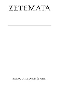 Abbildung von: Zetemata / Die rhetorische Zahl - C.H.BECK