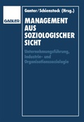 Cover: Management aus soziologischer Sicht - Springer Gabler