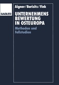 Cover: Unternehmensbewertung in Osteuropa - Springer Gabler