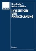 Cover: Investitions- und Finanzplanung - Springer Gabler