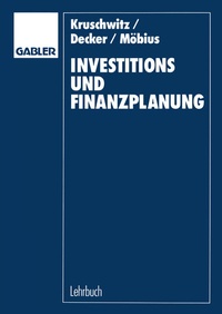 Abbildung von: Investitions- und Finanzplanung - Springer Gabler