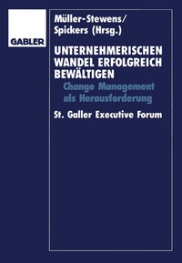 Abbildung von: Unternehmerischen Wandel erfolgreich bewältigen - Springer Gabler