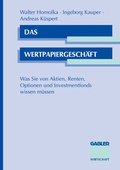 Cover: Das Wertpapiergesch&auml;ft - Springer Gabler