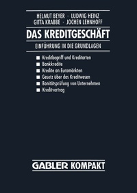 Abbildung von: Das Kreditgeschäft - Springer Gabler